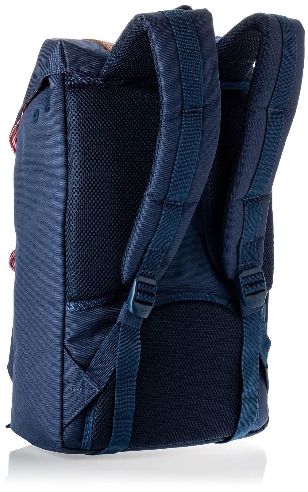Herschel Little America Mid-Vol 17L Laptop Backpack – Navy/Tan Synthetic Leather