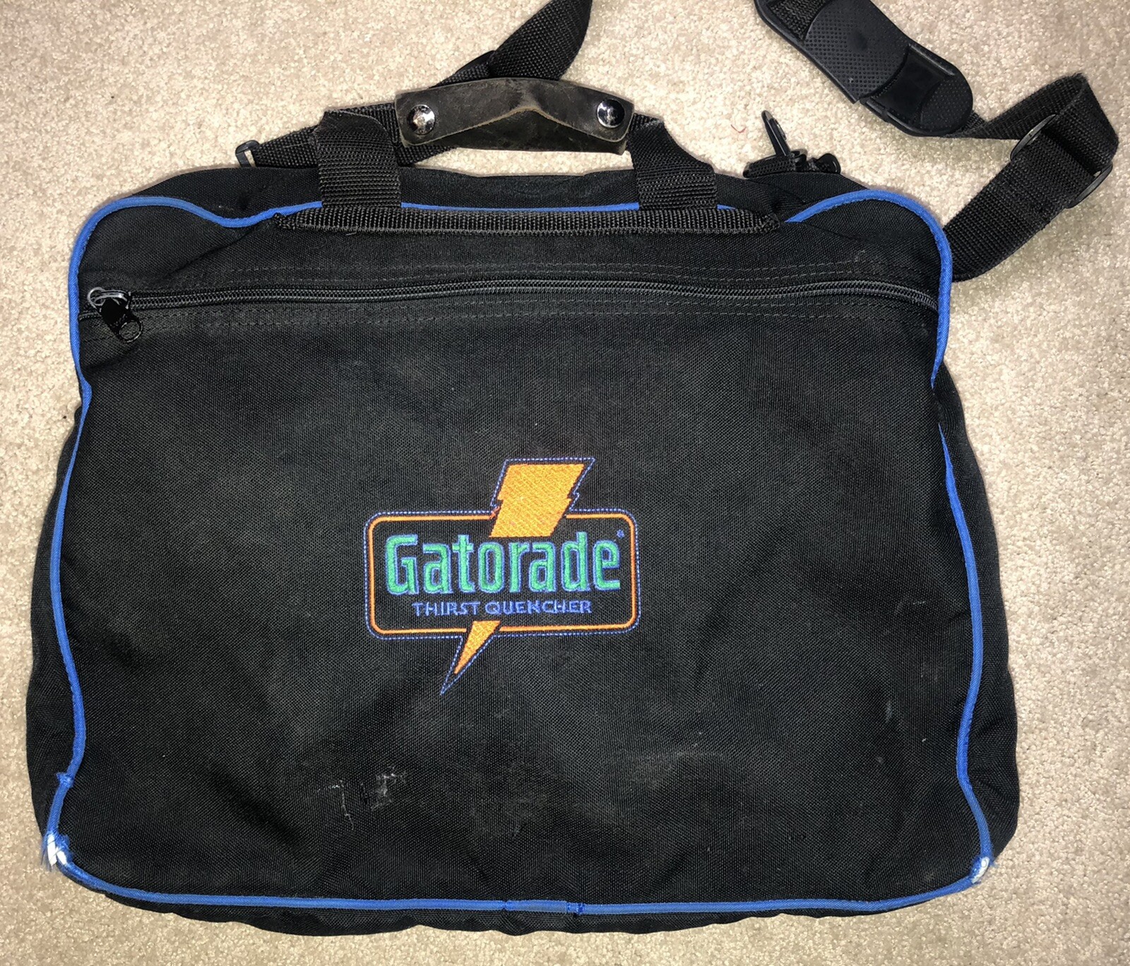 Gatorade Satchel Men’s Shoulder Messenger Bag Coaches Collectible Multi Pockets