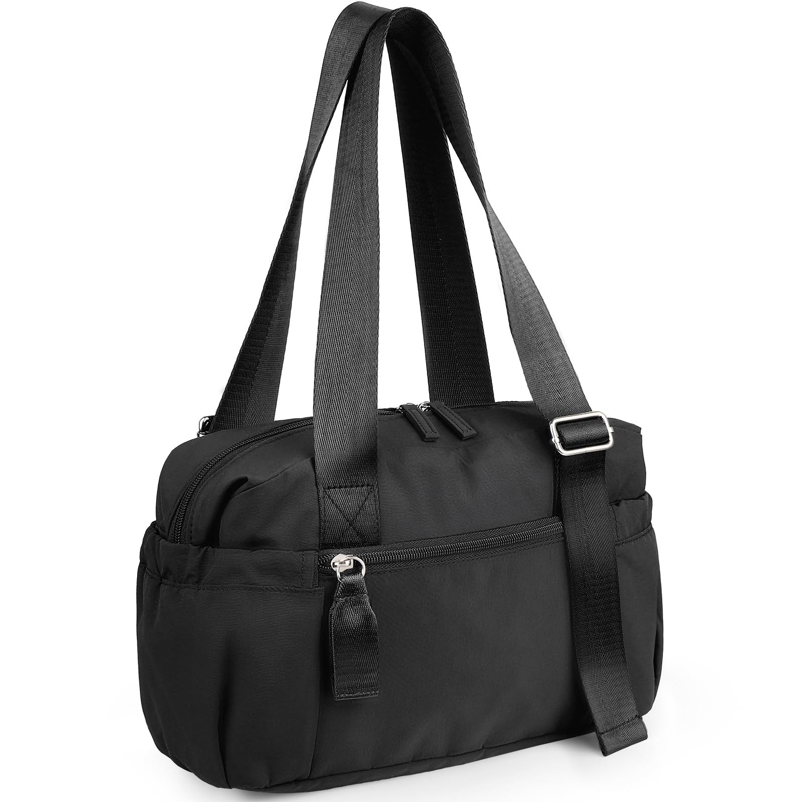 Mini Gym Bag Women Small Duffle Wet Pocket Black Sport Dance Yoga Duffel