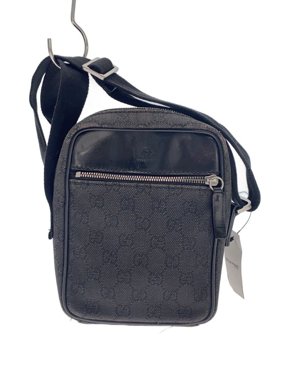 GUCCI GG Canvas Shoulder Bag Black Monogram 101680