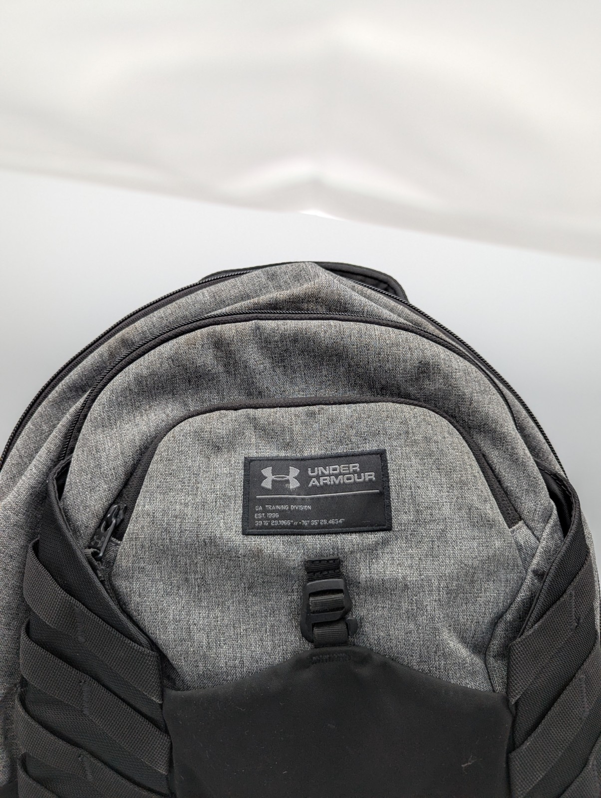 Under armour Hudson storm backpack Graphite Heather Grey Black