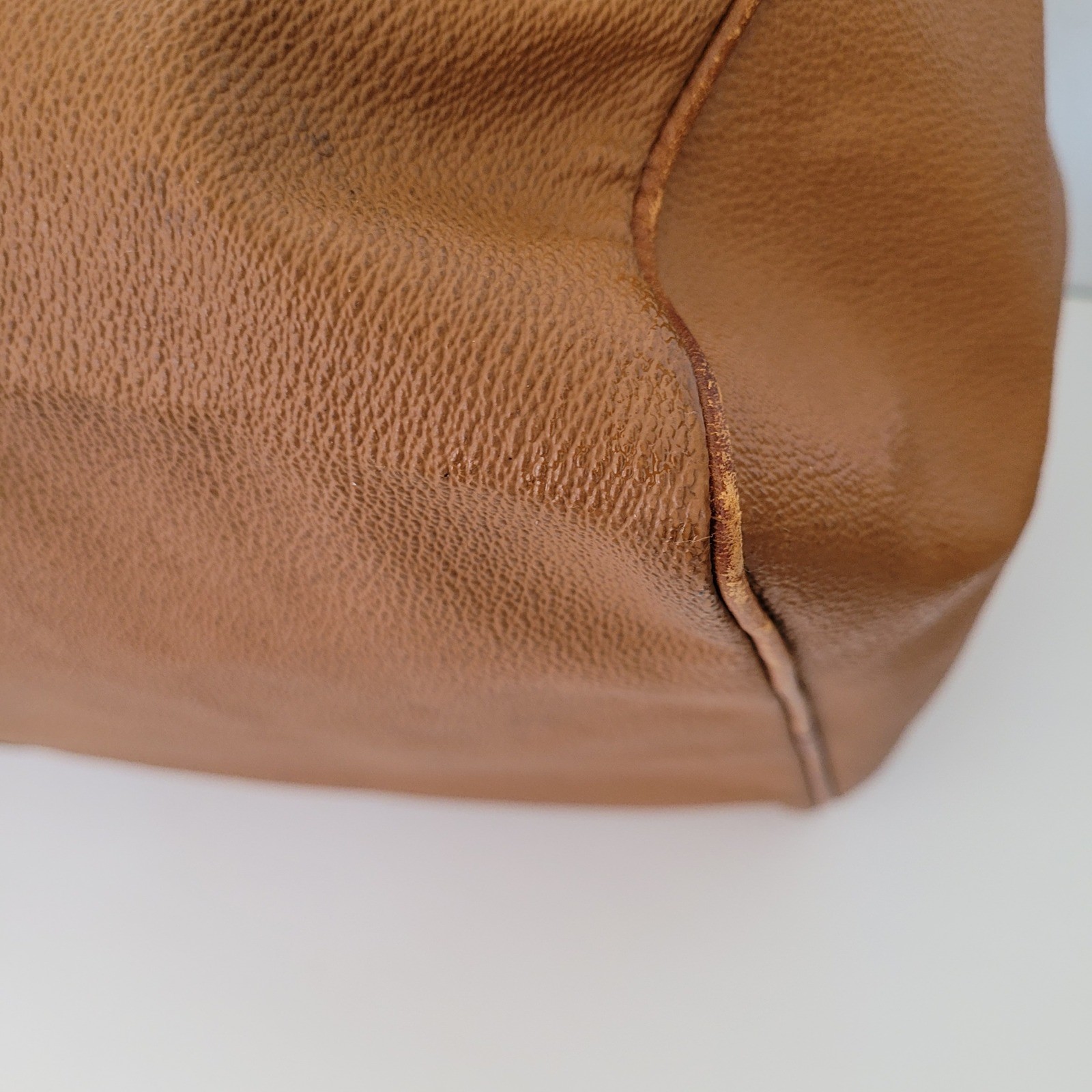 Hunting World Vintage Tan Leather Trim Duffel Bag Travel Weekender Large