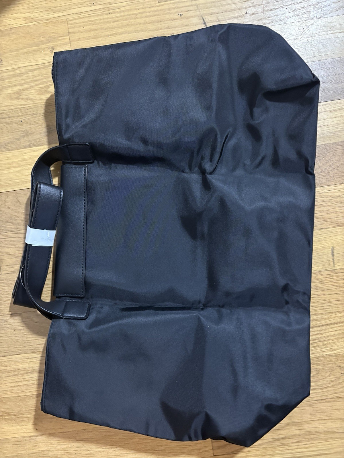 Cavalli Class Black Tote Bag Zip Button Shoulder Strap Casual Solid