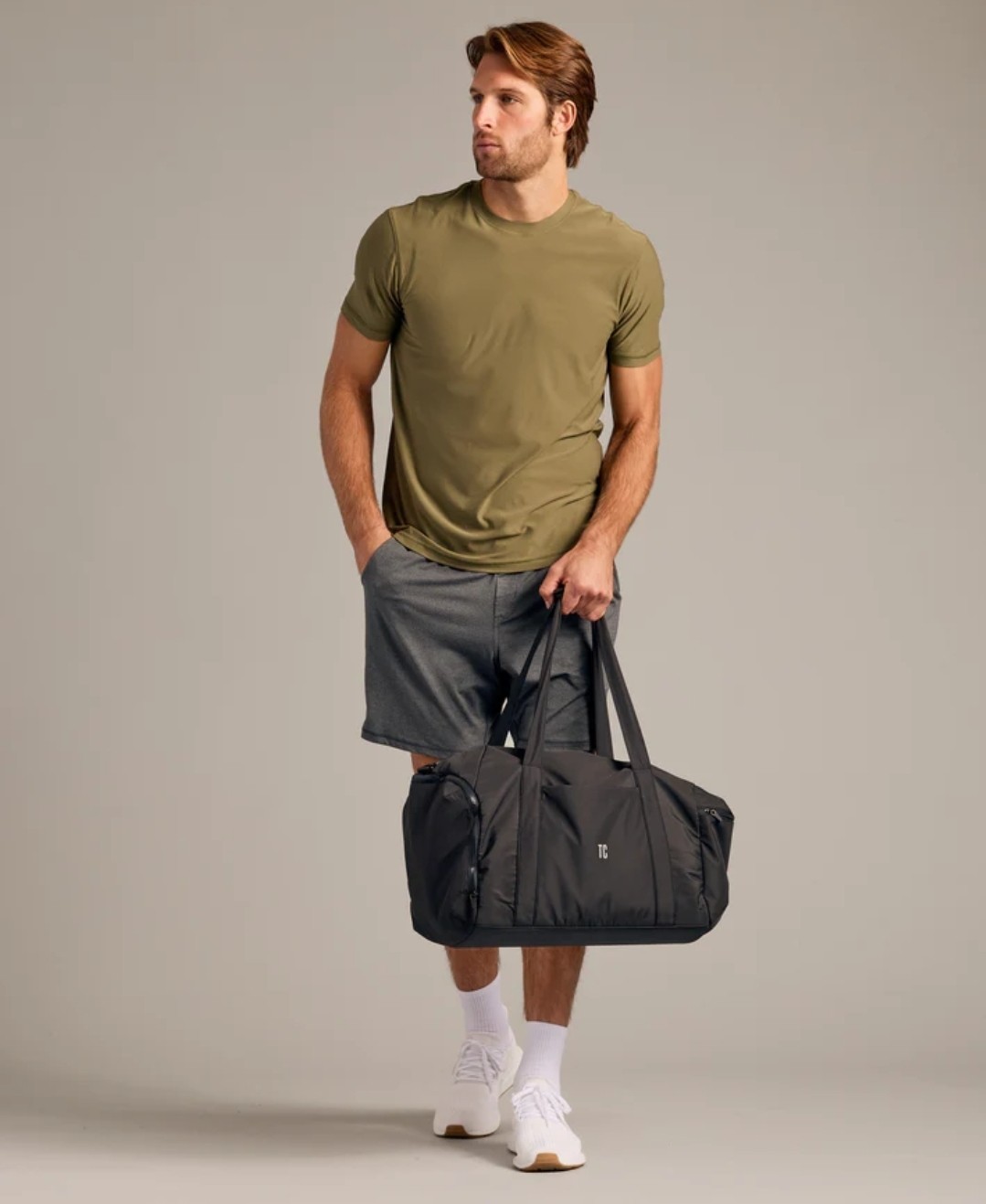 RHONE Mindset Duffle BAG Water-Repellent Removable Shoulder Strap Black BACKPACK