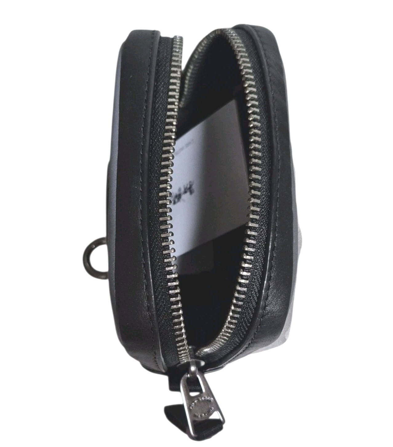Coach Leather Hybrid Pouch in Colorblock Coach Patch Bag Grey Purple Multi New