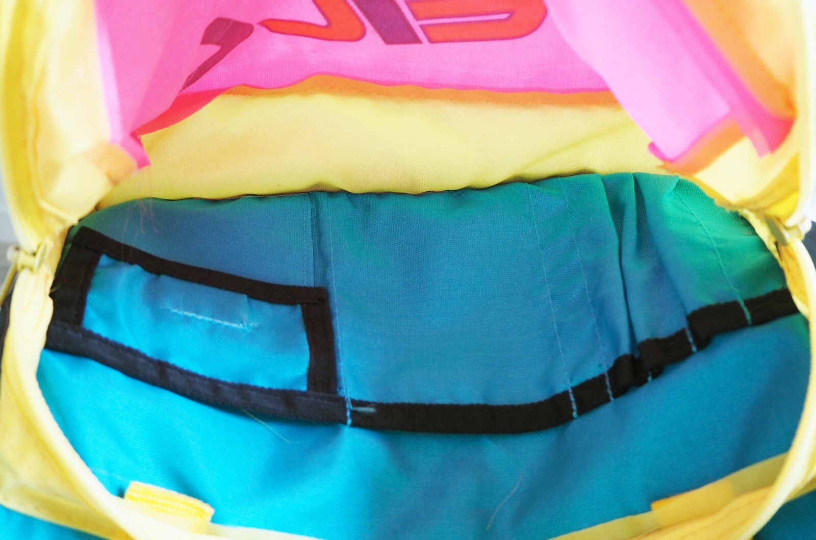 Vintage O’NEILL Backpack multicolor bag 90s big logo school bag bright