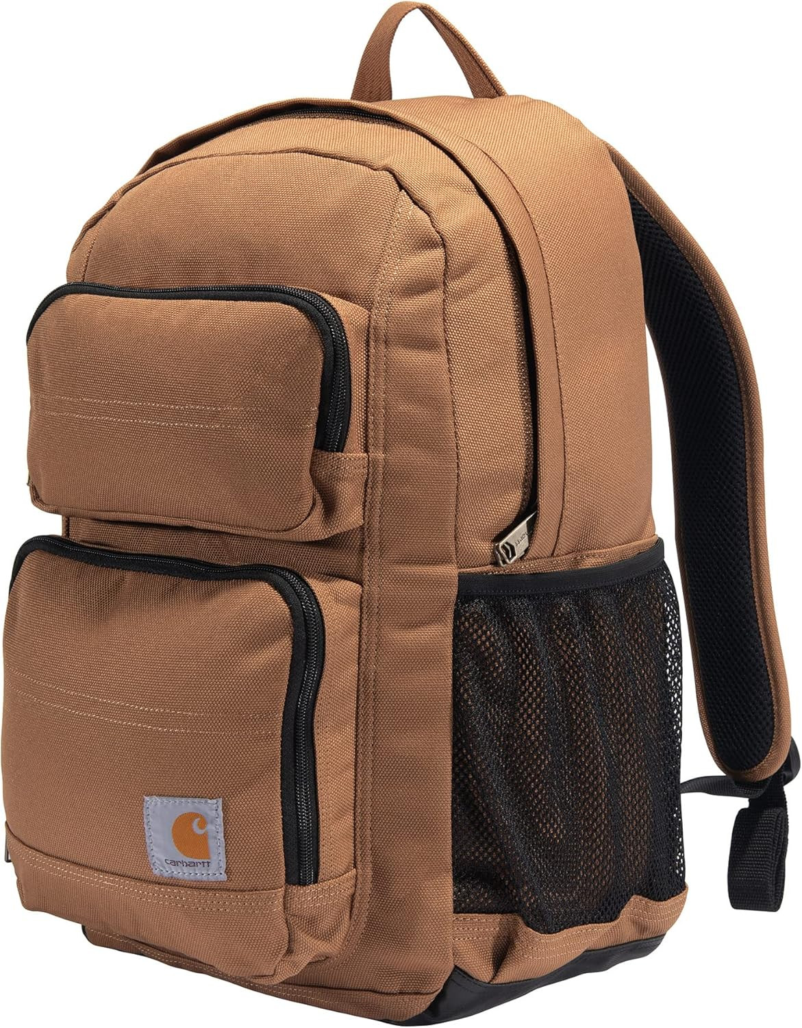 Stylish 27L Brown Backpack with Laptop Sleeve & Durable Base