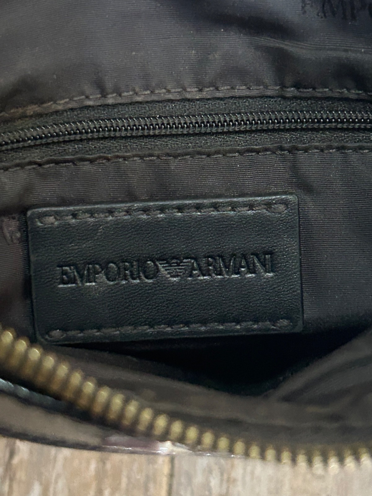 Emporio Armani Men’s Leather Black Shoulder Bag