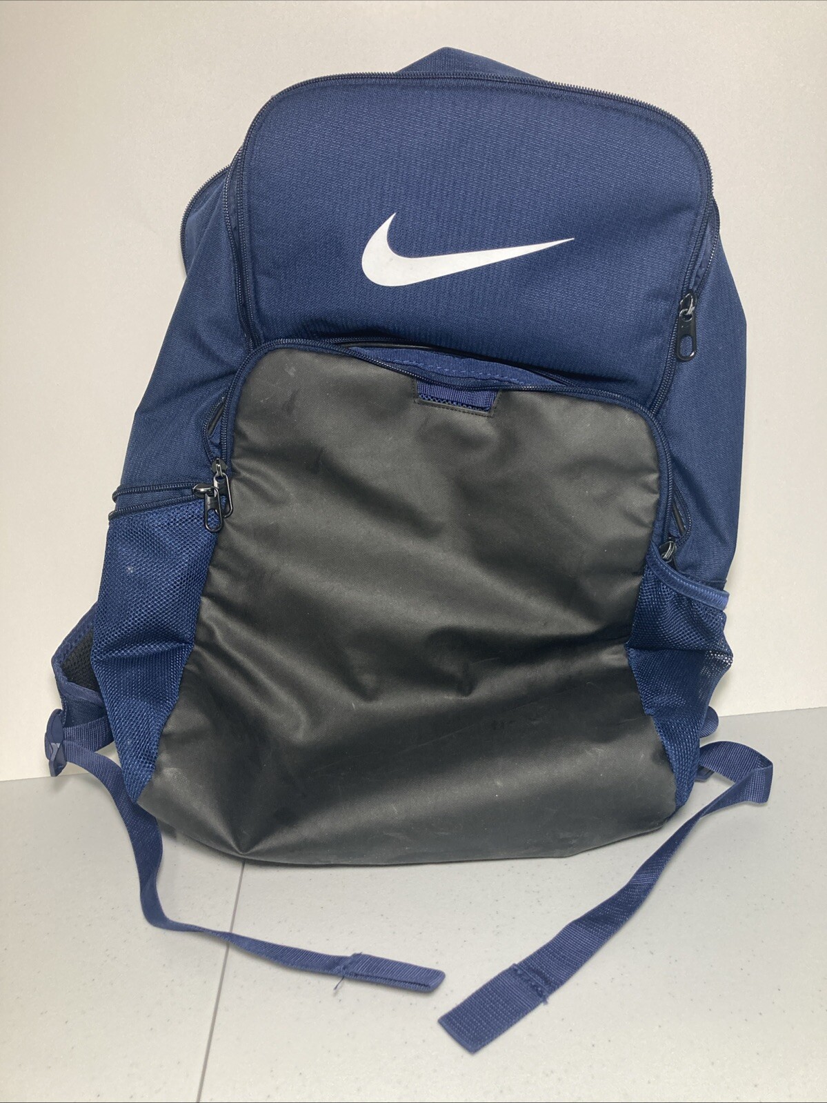 Nike Brasilia XL 9.5 Team Sports Backpack Navy Blue And Black