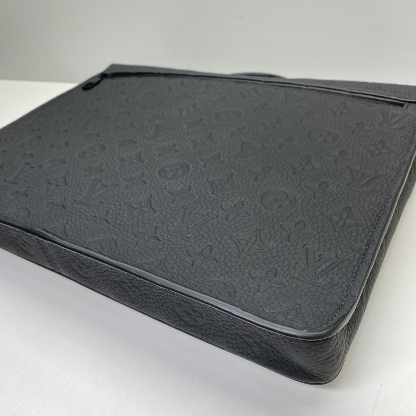 Louis Vuitton Pre-Owned Authentic SLock Briefcase Black Leather M20835 39x30x4cm