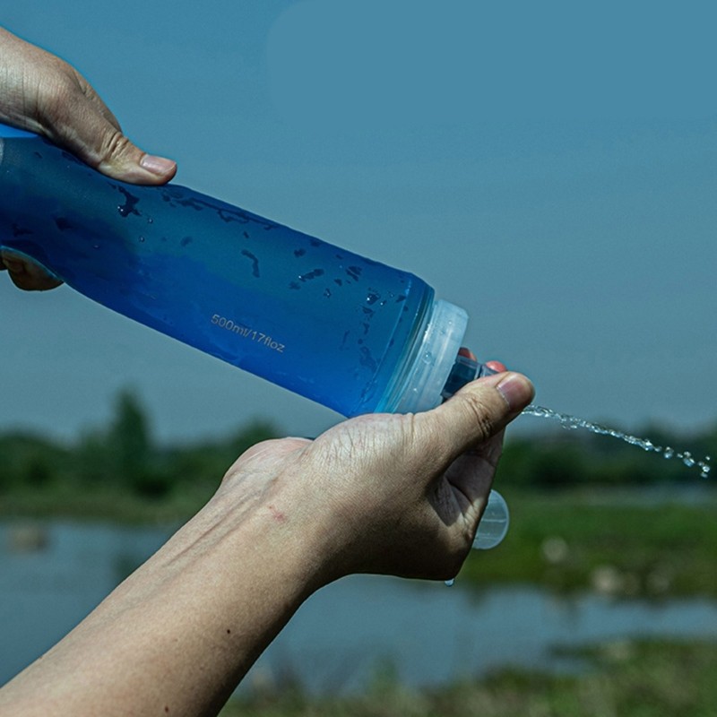 Light Weight Soft Flasks Folding Water Bottle Reusable Handheld Water Bottle