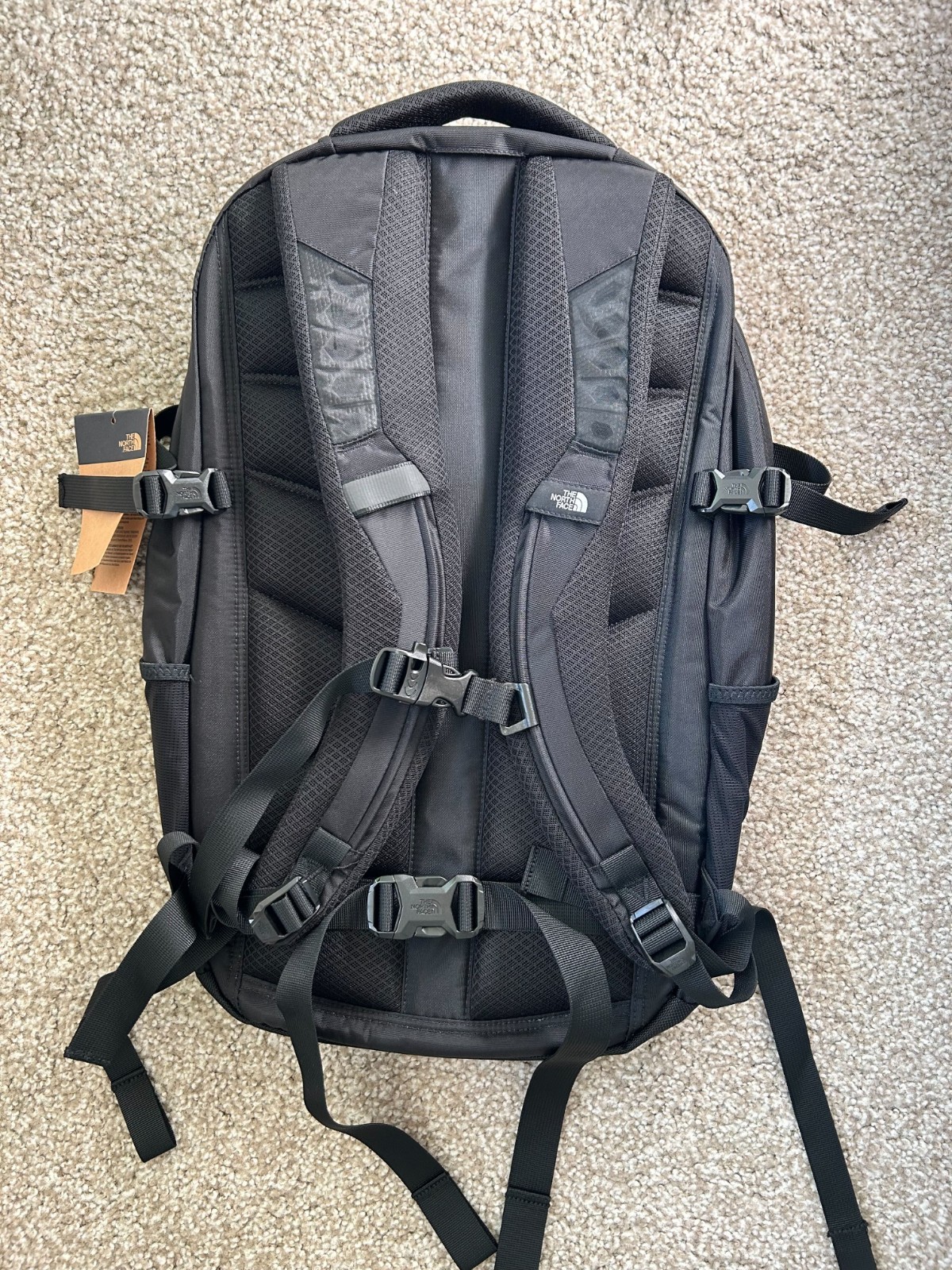 The North Face Fall Line Backpack FlexVent Black Multipurpose W/Logo