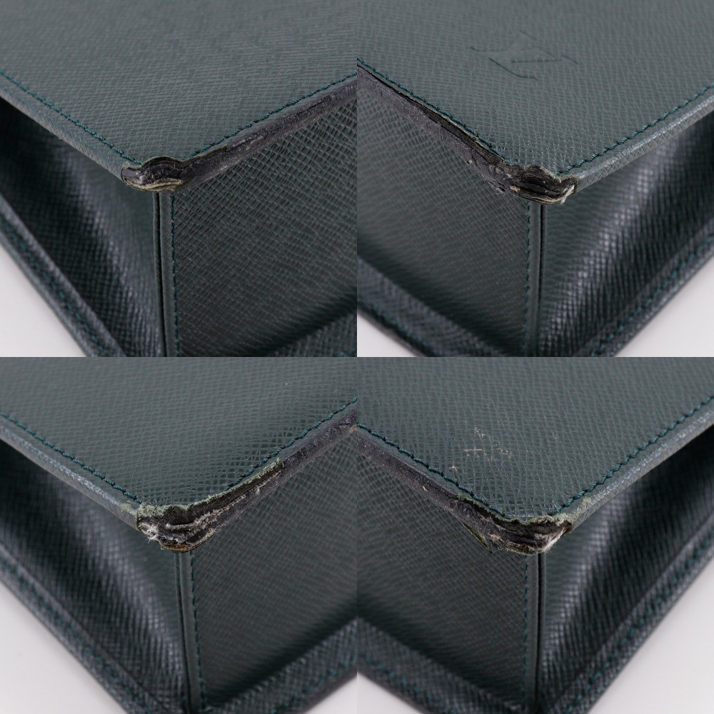 LOUIS VUITTON Porto Documan Rozan Business bag M30054 Epithea Green Taiga mens