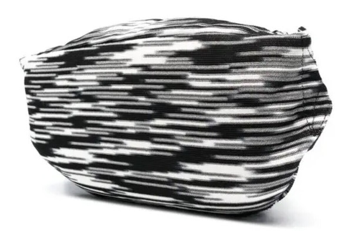 MISSONI ‘Space-Dyed Crochet-Knit Belt Bag’ Men’s Waist Bum Cross Pack b/w *NWT*