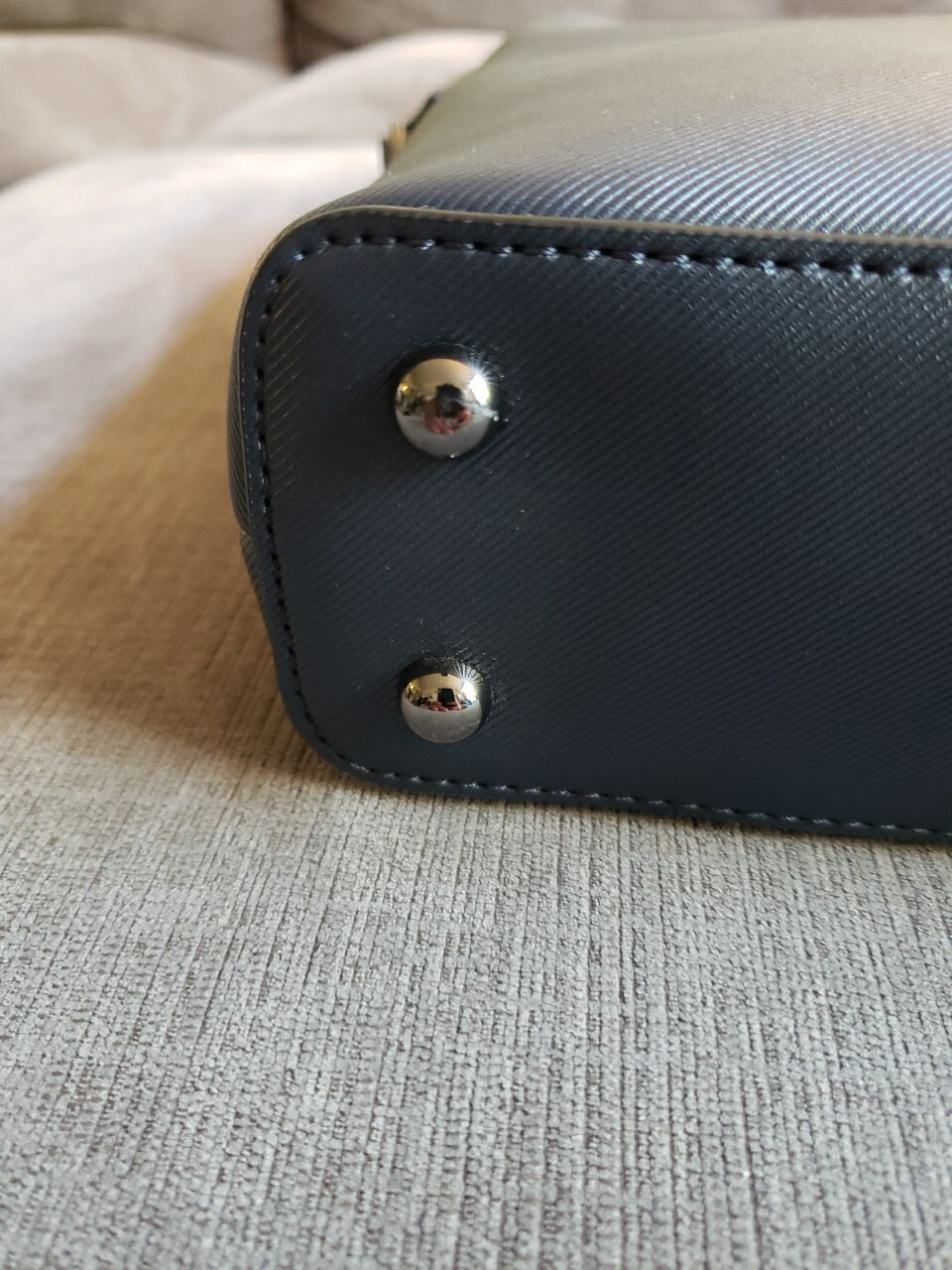Ted Baker – Vin Twill PU Document Bag – Color Navy And Black. Bloomingdale’s!