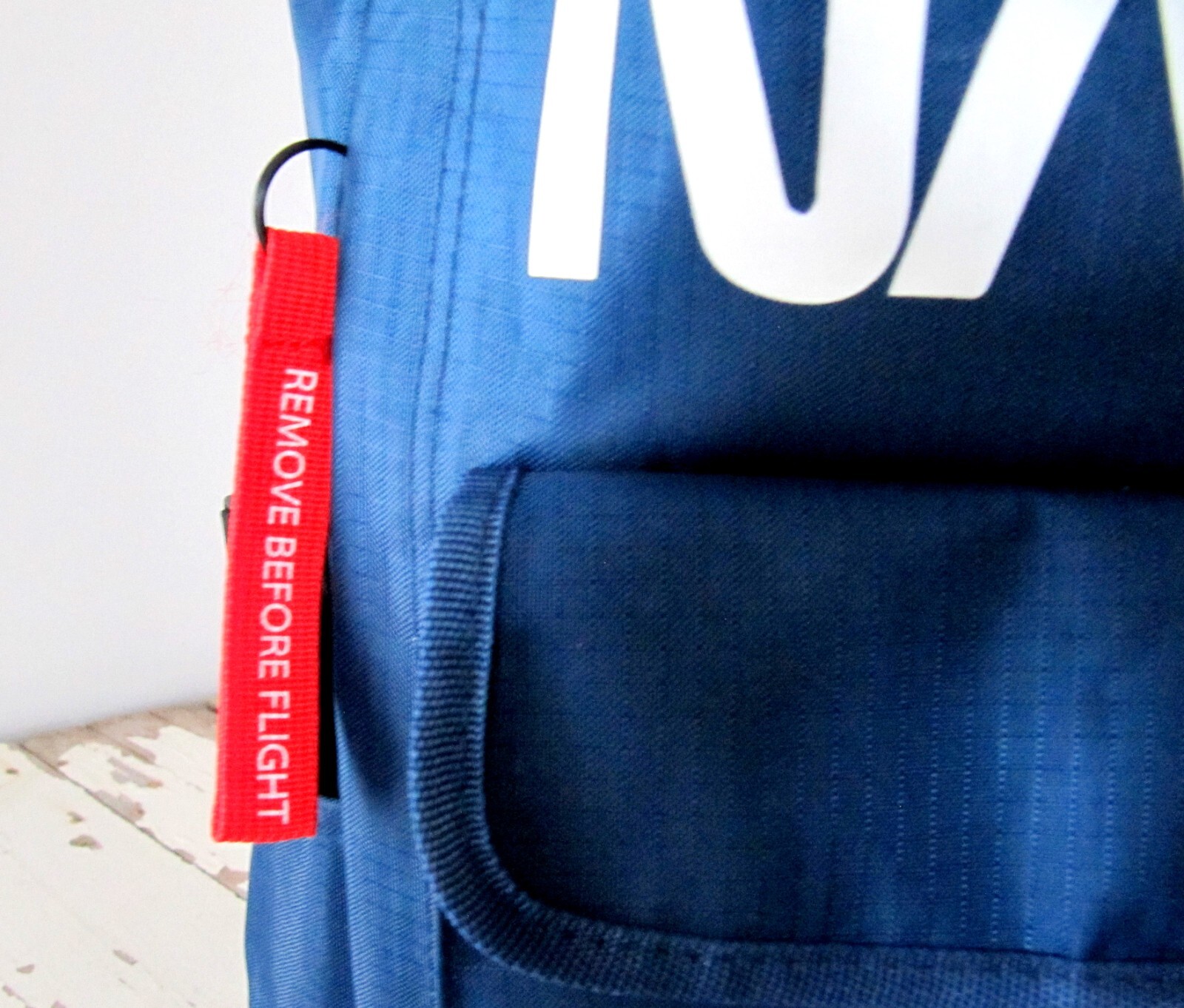 Mad Engine NASA Flight Suit Backpack Blue Ripstop Canvas Astronaut RARE