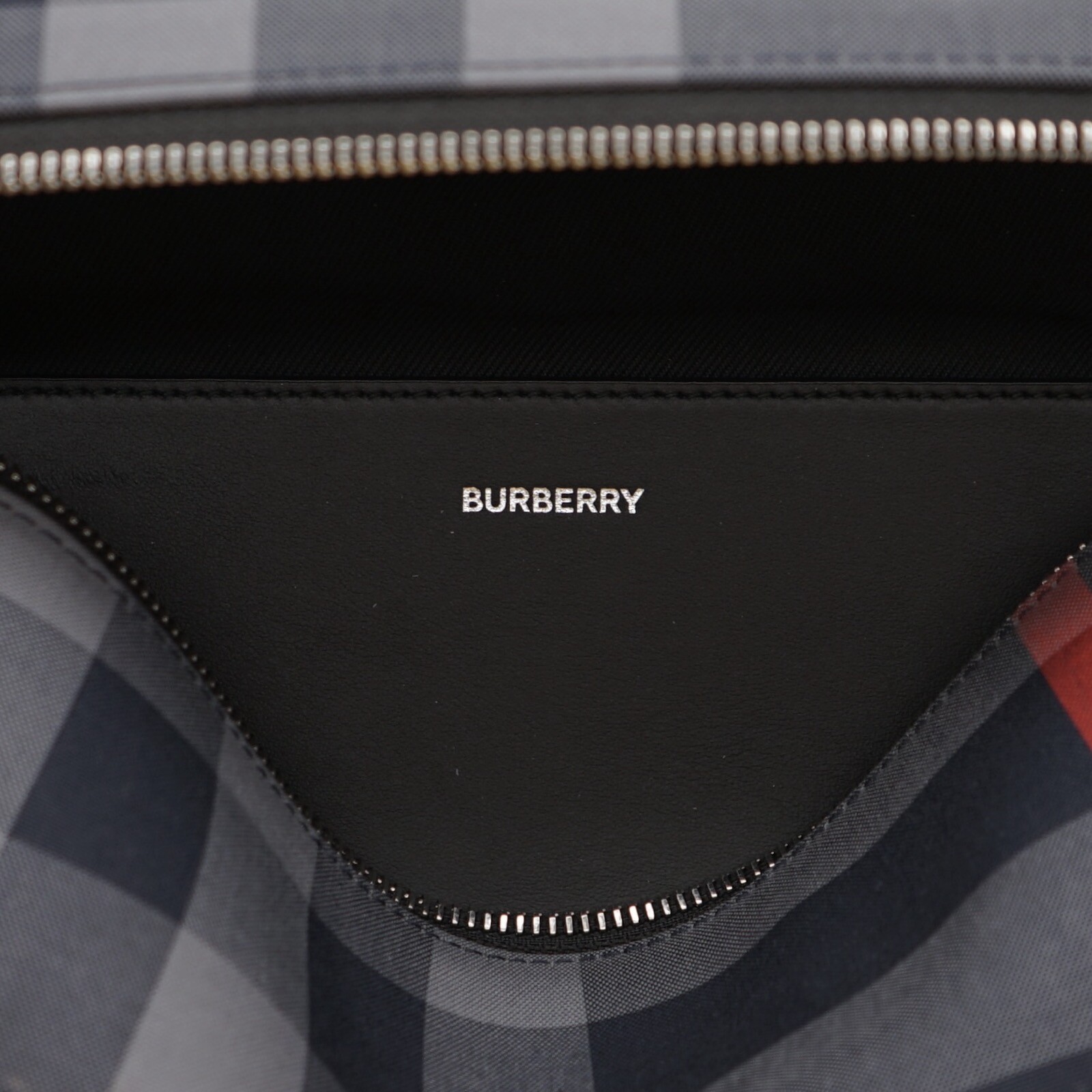 Burberry Sonny Belt Bag Fanny Pack House Check Navy Grey Canvas New