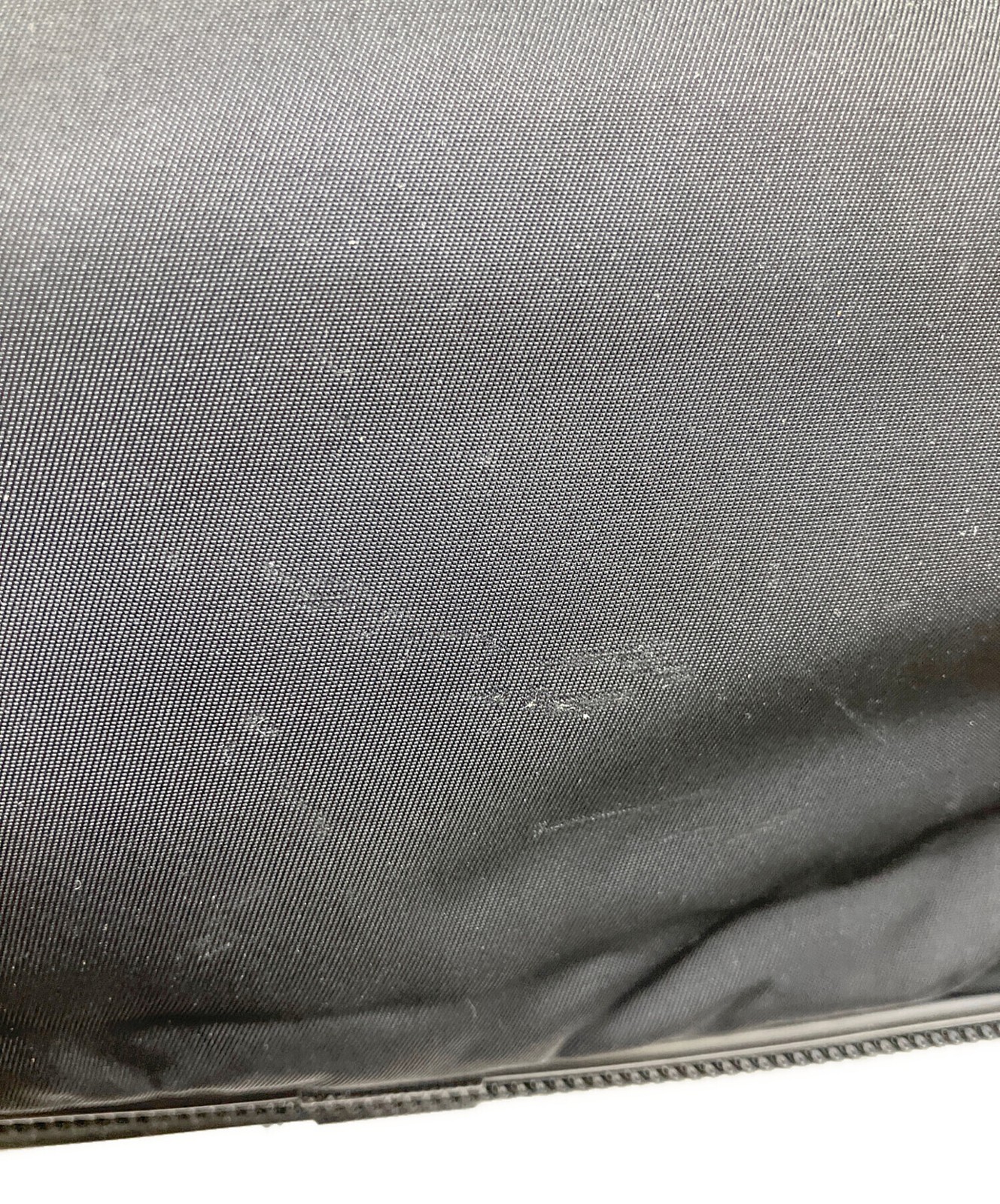 PRADA 2WAY Briefcase Nylon Black Mens Business Bag Zip Double Handles
