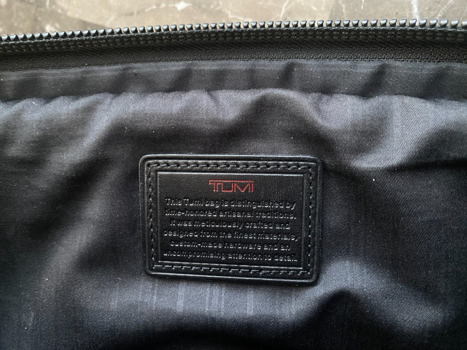 TUMI Organizer Black Ballistic Nylon Business Laptop Briefcase 26114DH EUC! $650
