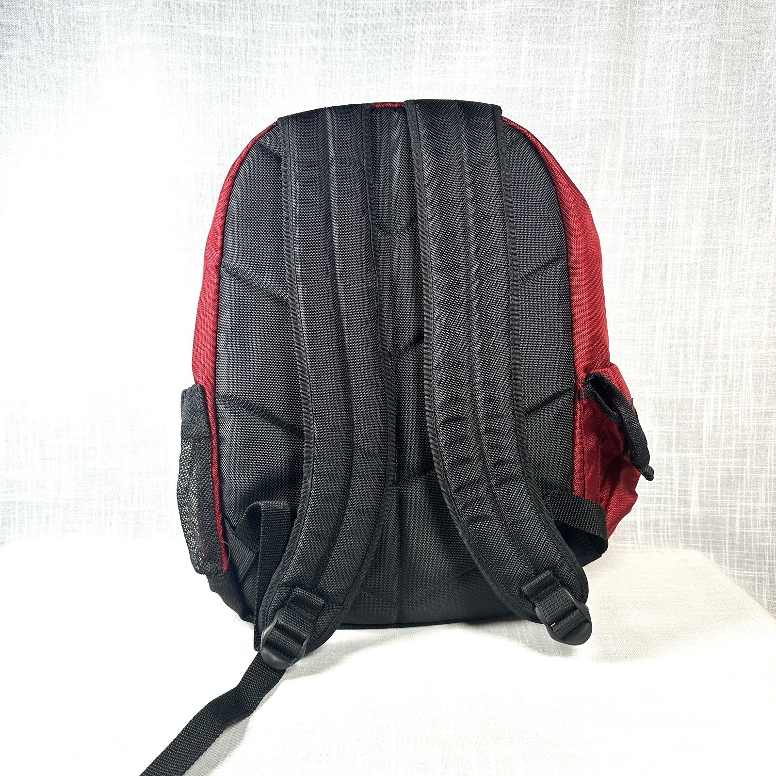 Vintage Polo Sport Ralph Lauren Backpack Red RL Flag Multi Pocket