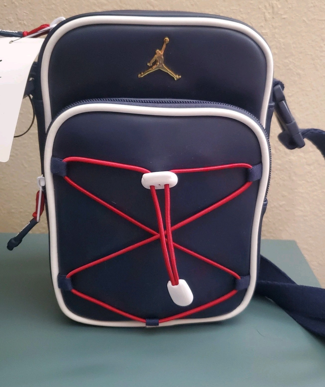 NWT Air Jordan Festival Bag Navy Blue Red White One Size, Style MA0922-U90