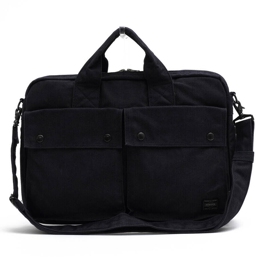 Porter Yoshida Bag Business 592-06363 Smoky 2Way Briefcase Cordura Duck Gusset E