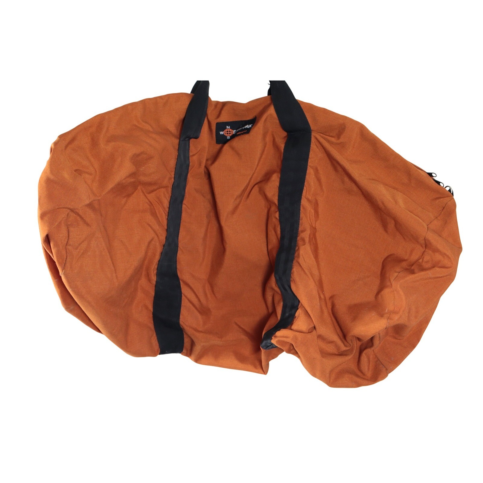 Eastpak Duffel Bag Luggage Travel Carry On Orange Black Made USA