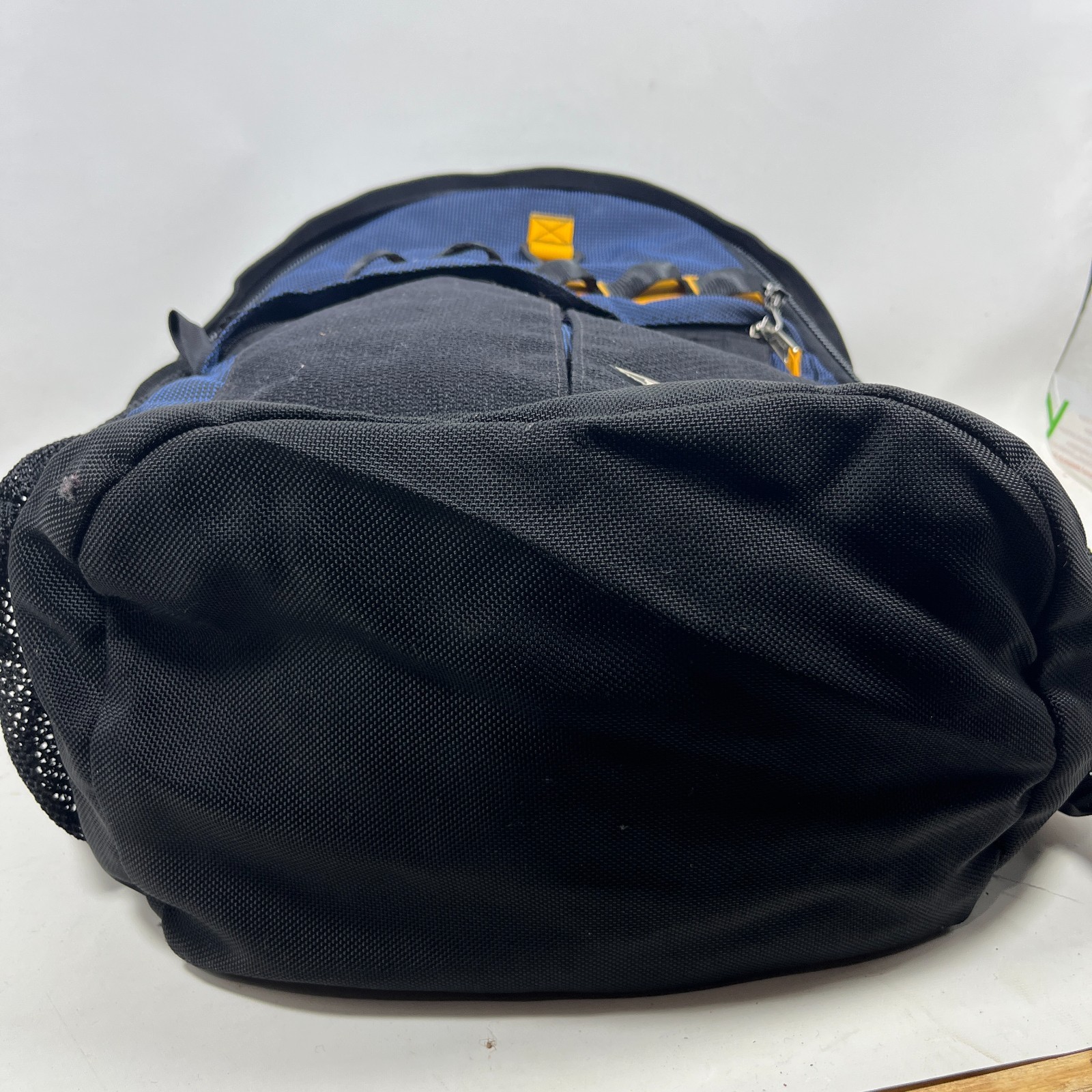 LL BEAN Bag Backpack Hiking Padded Strap Daypack Nylon Blue VTG