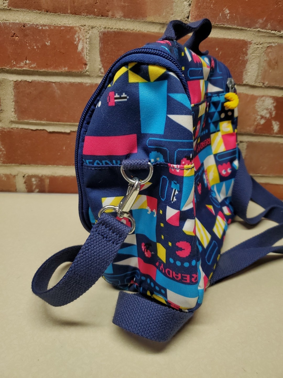 Kipling PAC-Man Insulated Lunch Cooler Bag Shoulder Strap Collab READ!