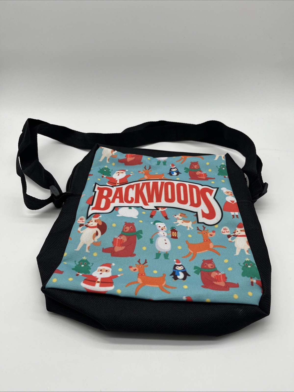 Backwoods Unisex/Men’s/Ladies/Women’s Crossbody Satchel Christmas Theme 7×8”