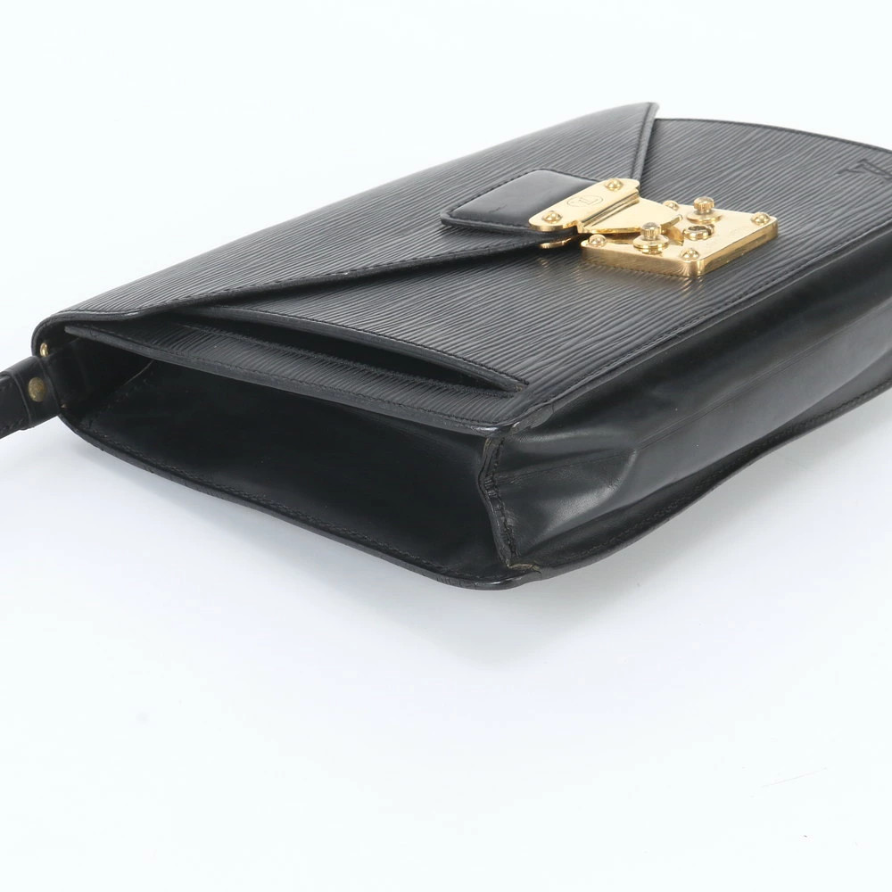 Louis Vuitton Epi Serie Dragonne Leather Bag Black 25cm x 18cm x 6cm