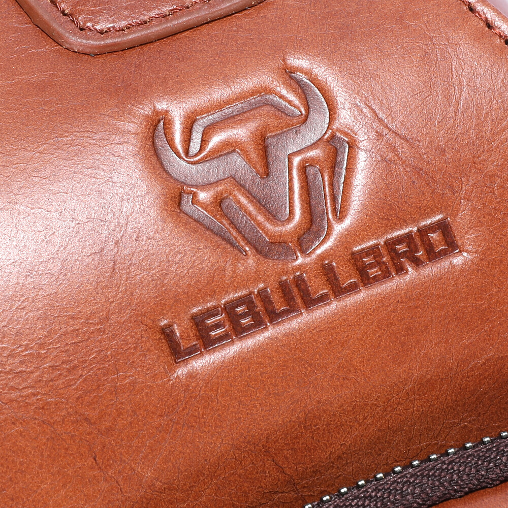 Sling Backpack Cowhide Genuine Leather Chest Crossbody Shoulder Bag Real Leather