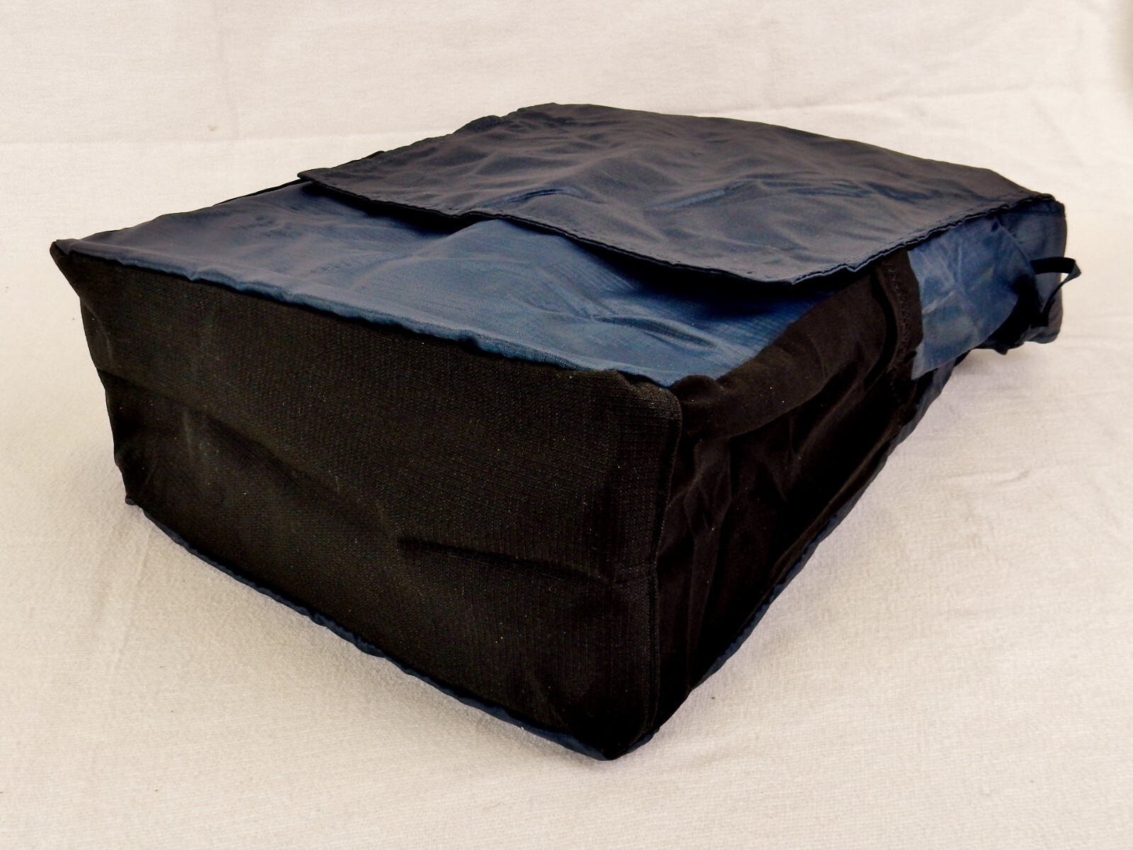 Nylon Lightweight Messenger Bag, Foldable/Packable, Navy Blue, Clik Clak PLT#20