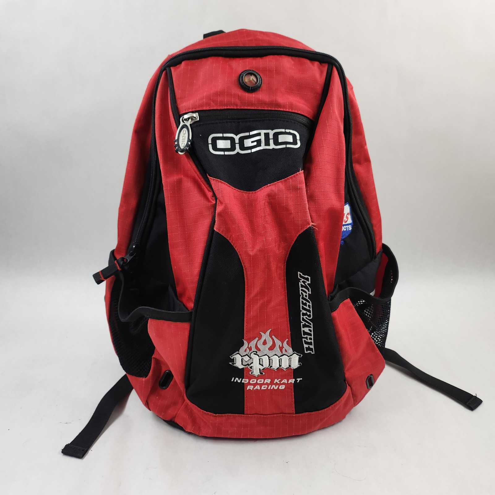 RPM Mcgrath Lucas OGIO Moto Backpack Promotional Bag Indoor Kart Racing Red