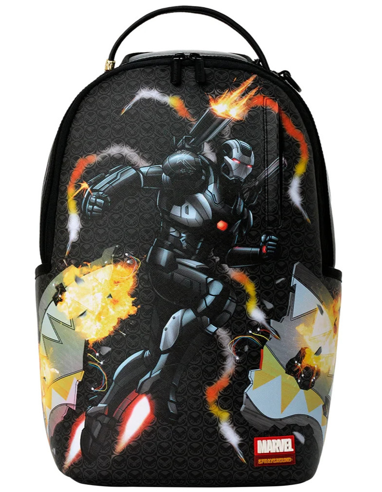 Sprayground AVENGERS FULL ARSENAL Backpack🔥New Black Bookbag Kids School Bag