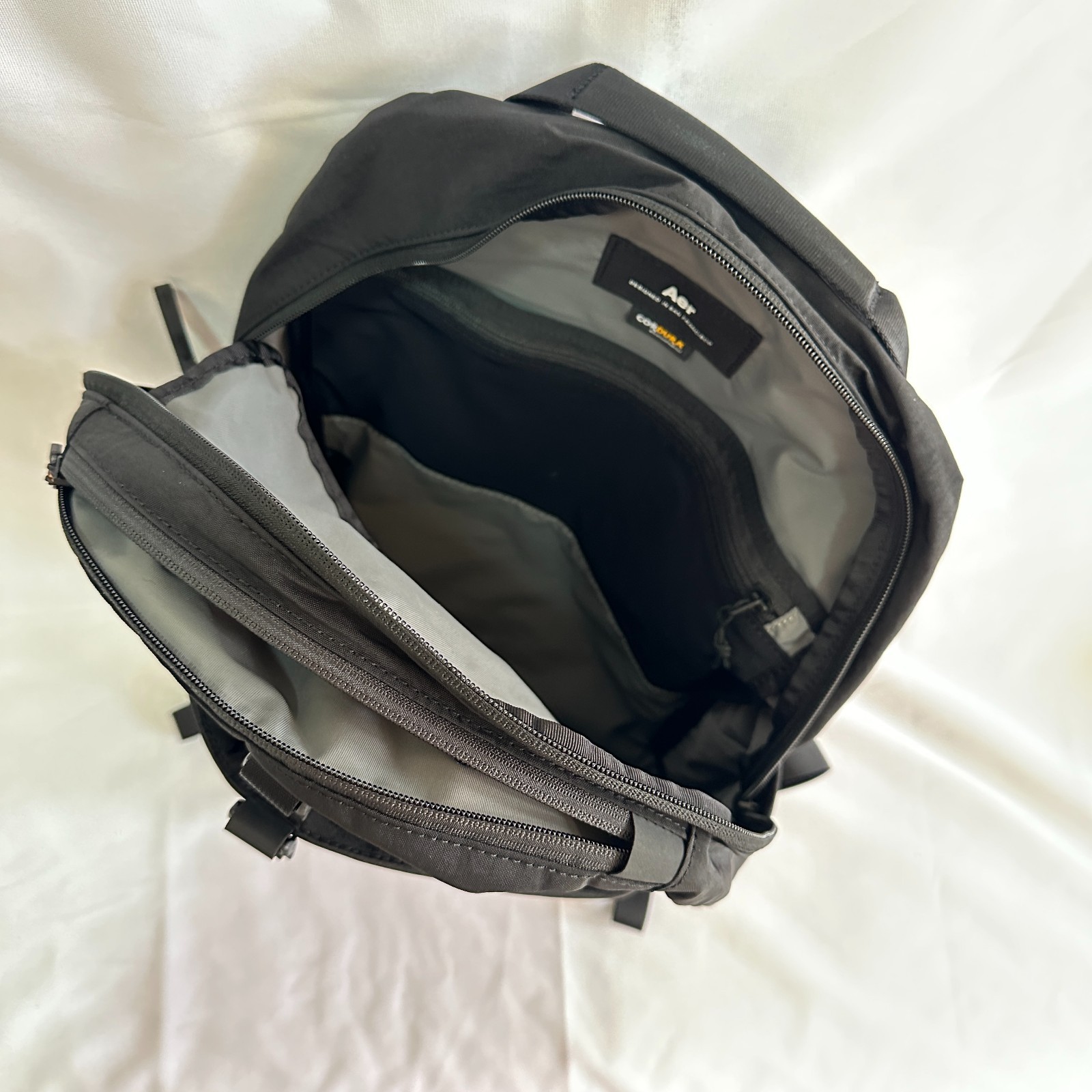 Aer Go Pack 2 20L Black – Packable Lightweight Travel Backpack for 16″ Laptop, B