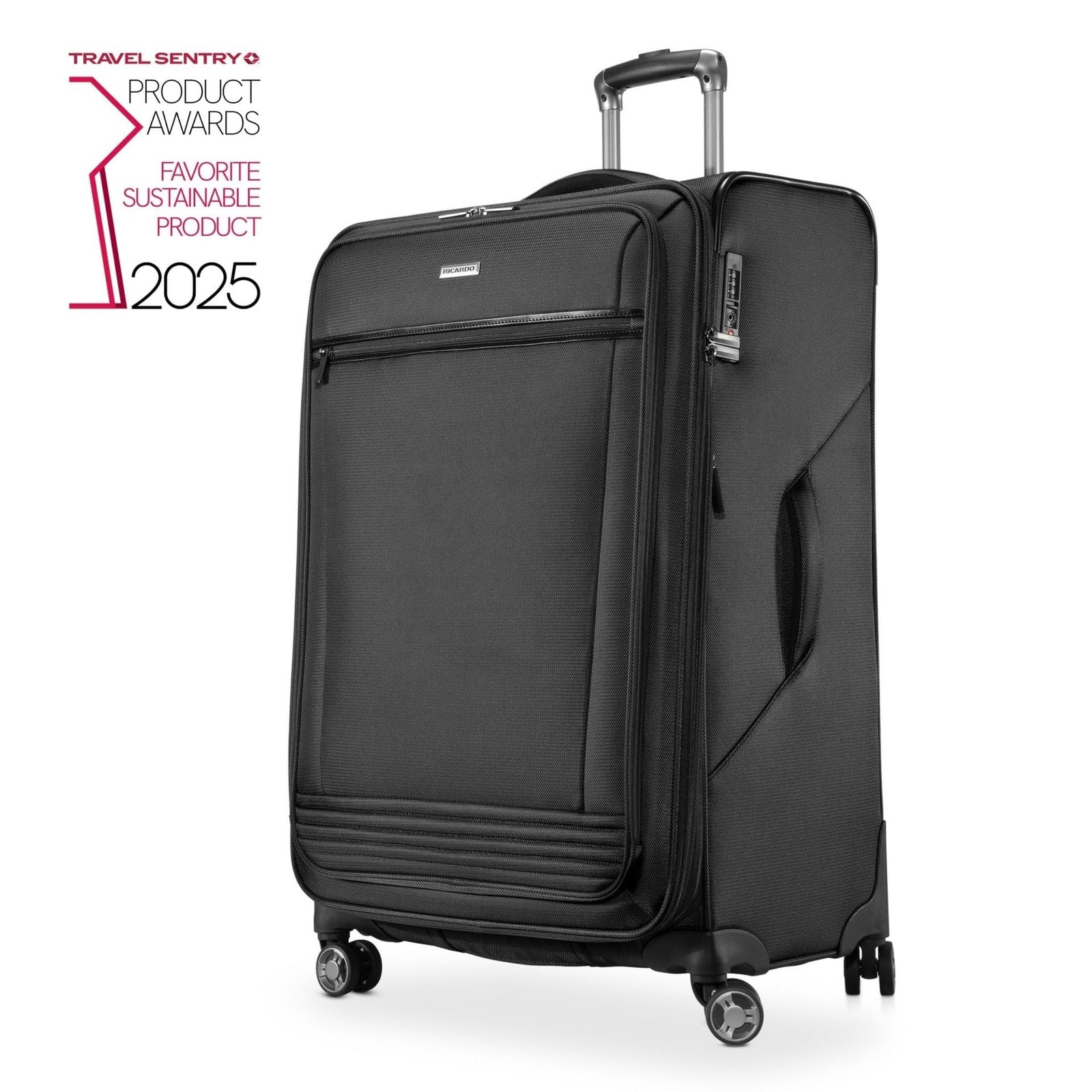 Ricardo Beverly Hills Avalon Softside Luggage Black 28 Inch U1