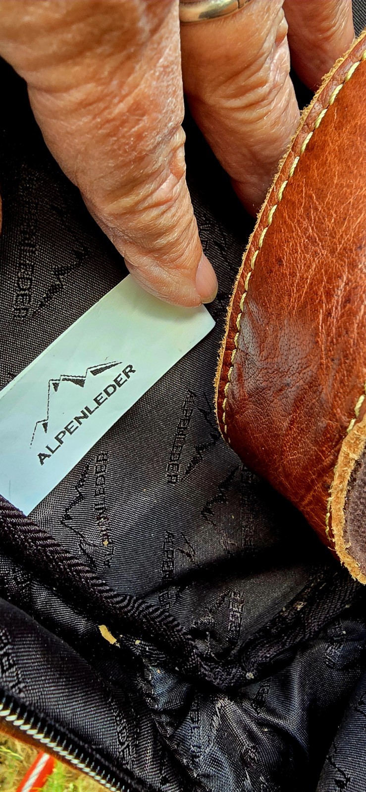 Alpenleder Genuine LEATHER Bag Germany Messenger-Laptop-Business