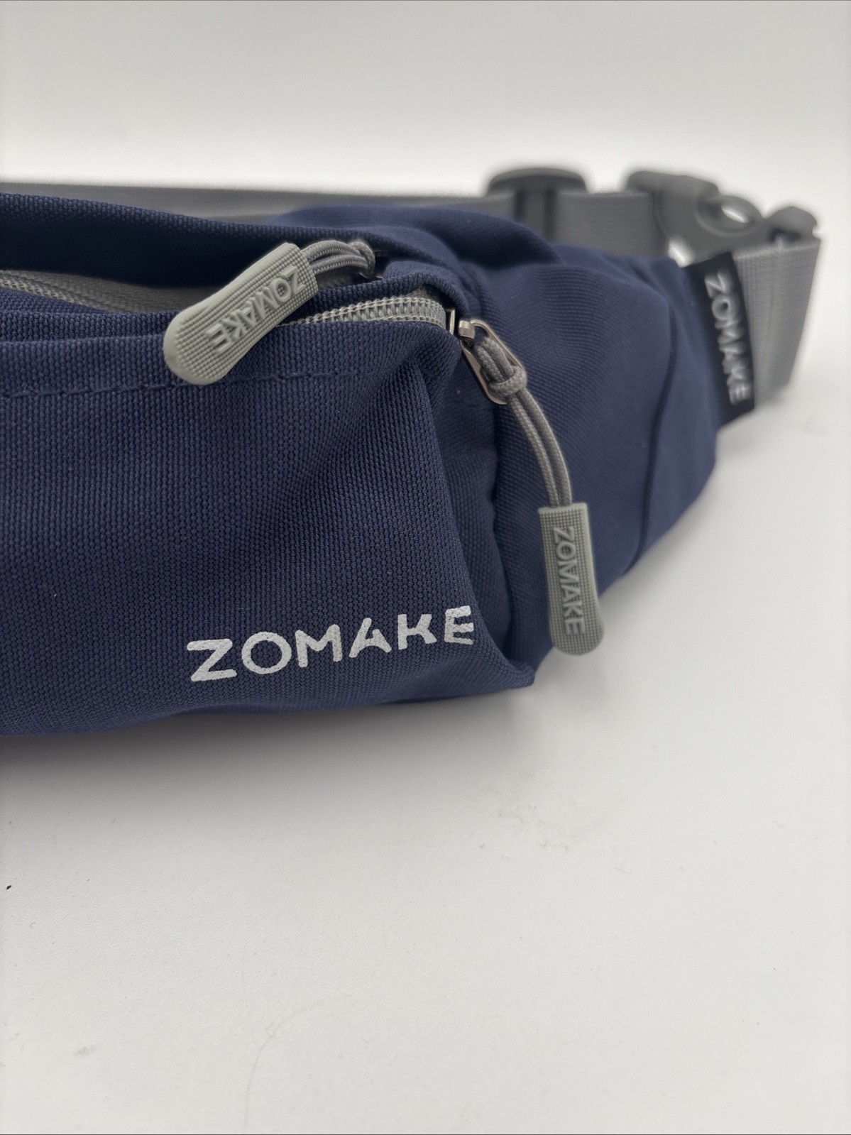 Crossbody Fanny Pack for Women Men:Runners Belt Bag with Small Navy blue