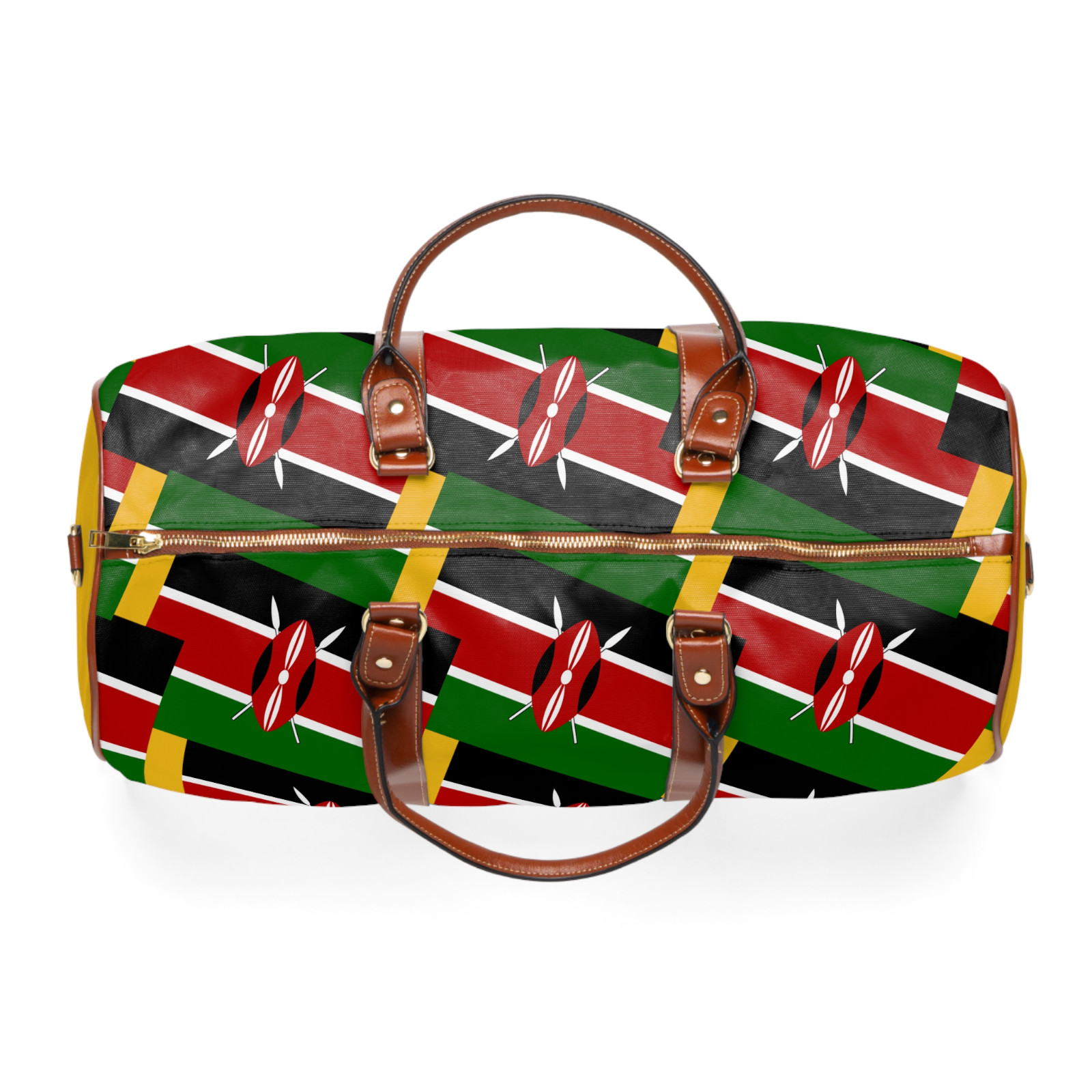 Smoke Yellow Waterproof Travel Bag With Kenyan Touch Holidays Weekend Work Trips