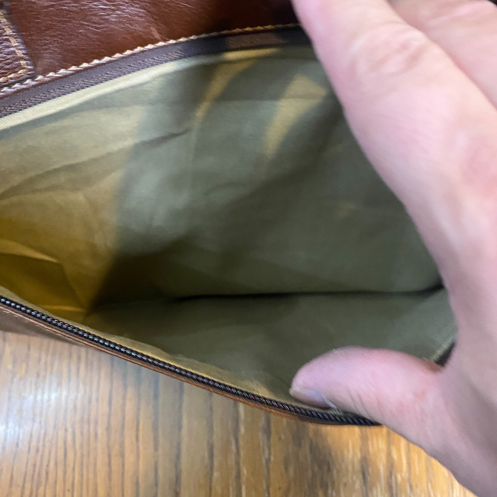 BOCONI Brown Distressed Leather Laptop Briefcase 16″ RFID Work Retro Business