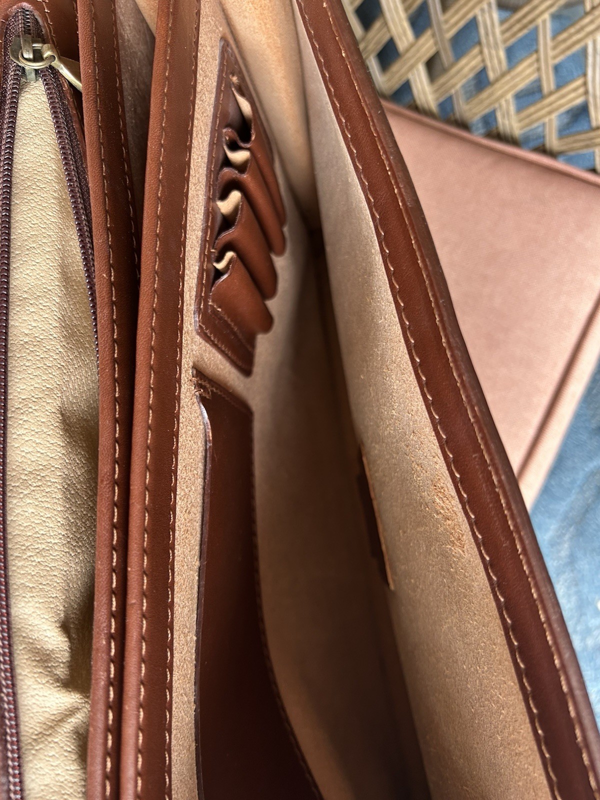 Pineider Italian Leather Briefcase