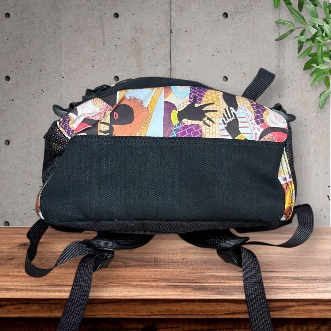 Authentic DIESEL × PORTER Backpack Tadanori Yokoo Art Collaboration 50cm Black/N