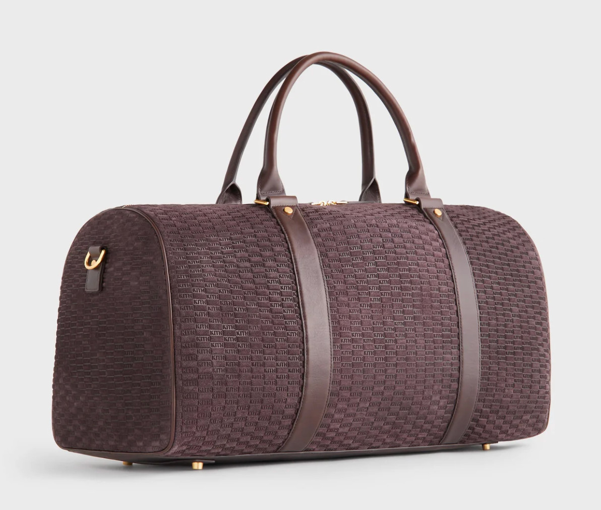 Exclusive Kith Monogram Suede Traveler K55 Bag in Magma color – BRAND NEW!