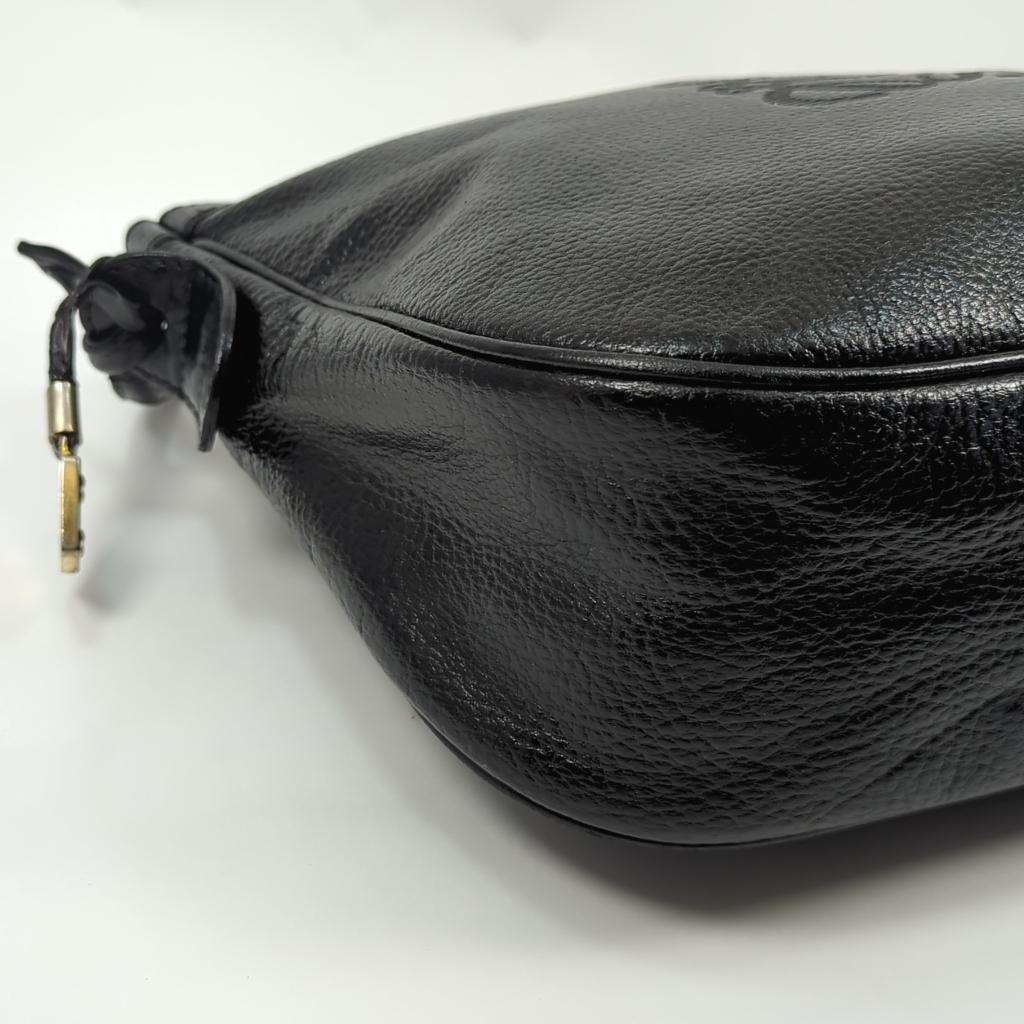 LOEWE Anagram Leather Shoulder Bag Vintage Black
