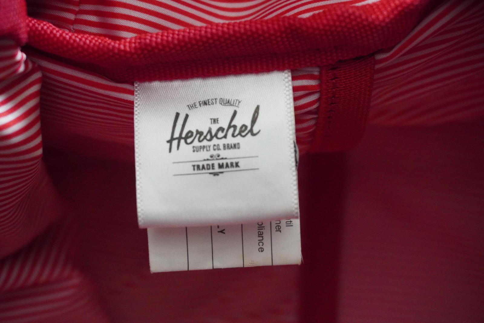 Herschel Supply Co Backpack Mens Medium Orange Canvas Laptop School Bag
