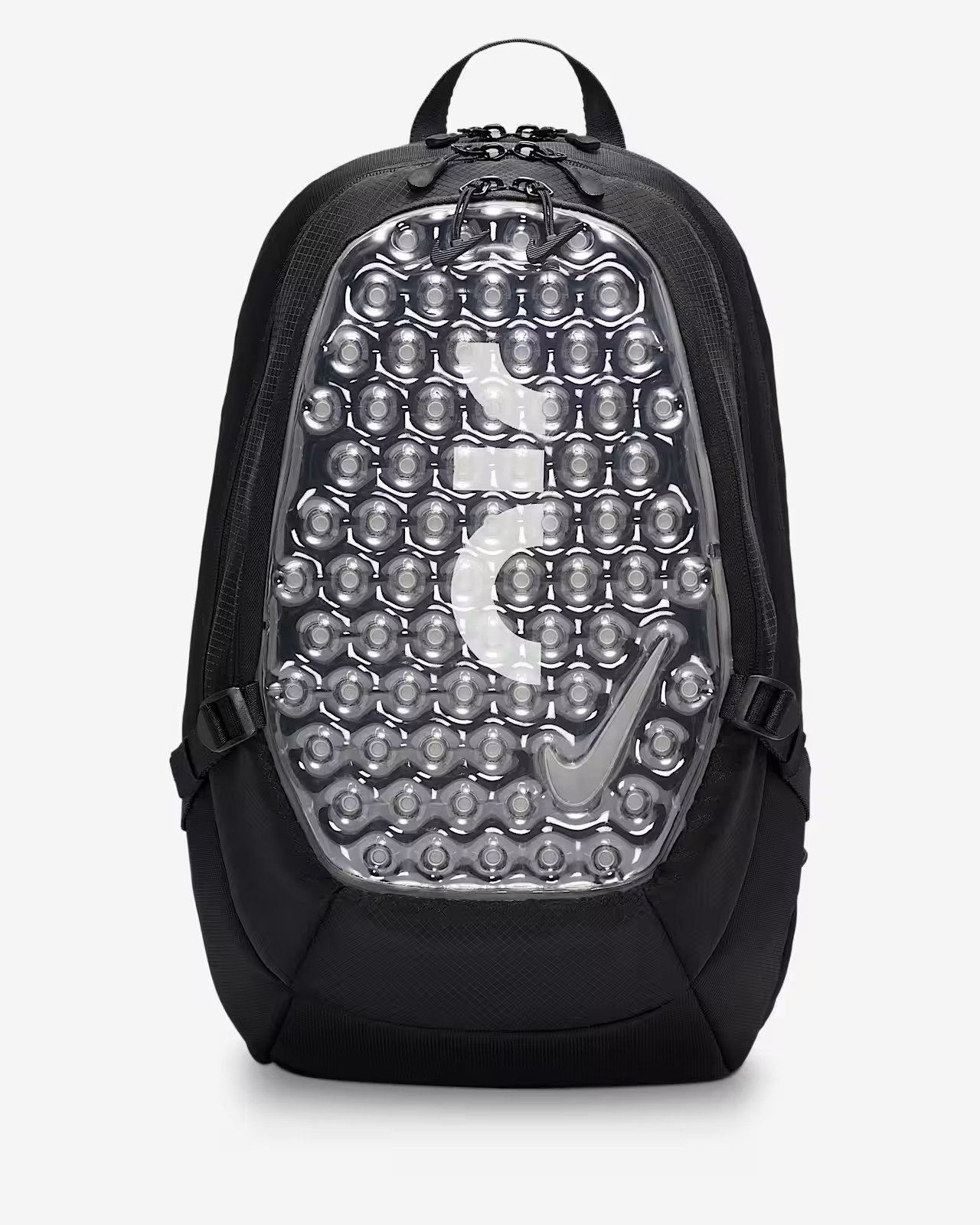 $150 Nike Air Max Bubble Backpack Logo Padded Elite Basketball DA9893-010 New
