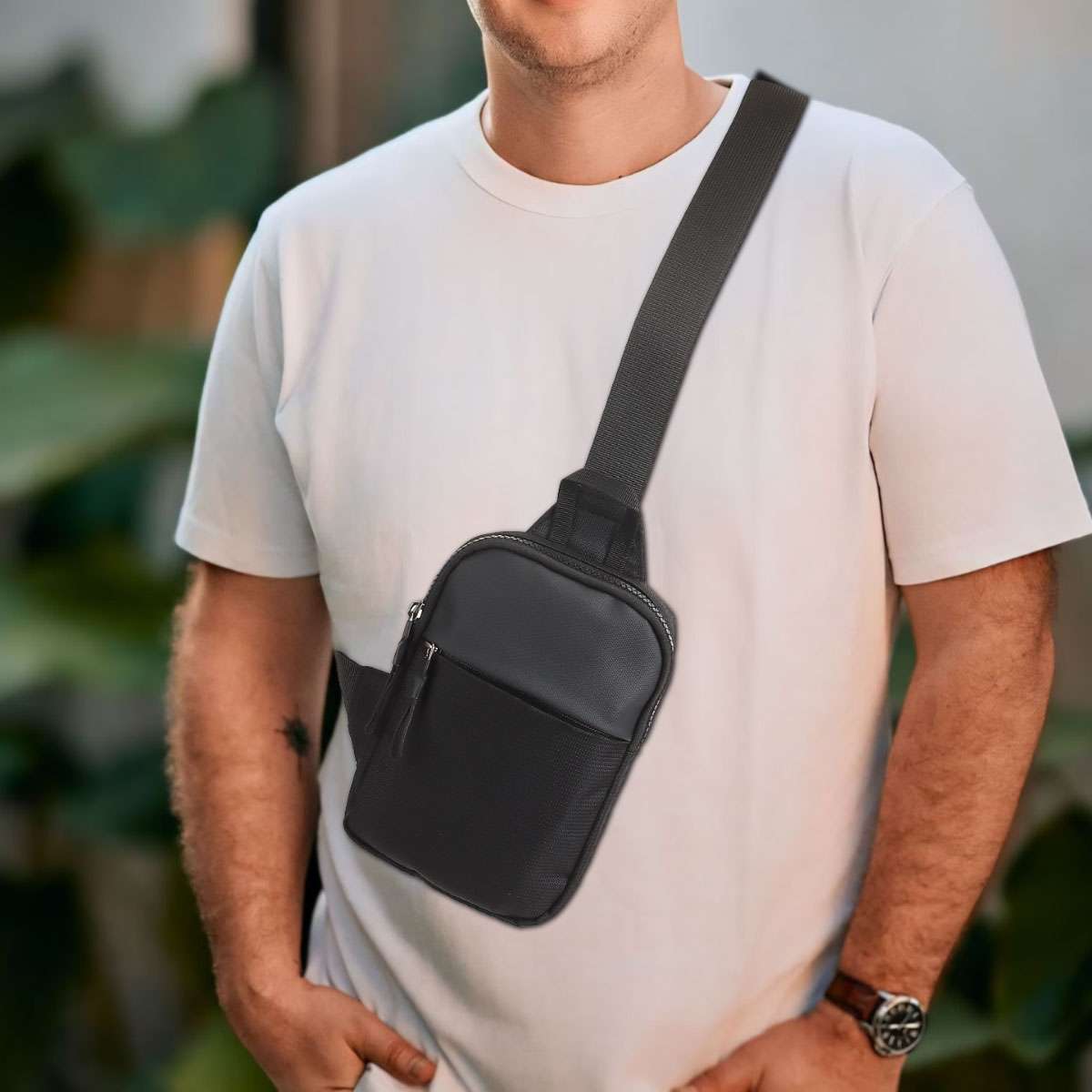 Waterproof Men Women Sling Bag Chest Cross Body Travel Sport Small Shoulder Pack