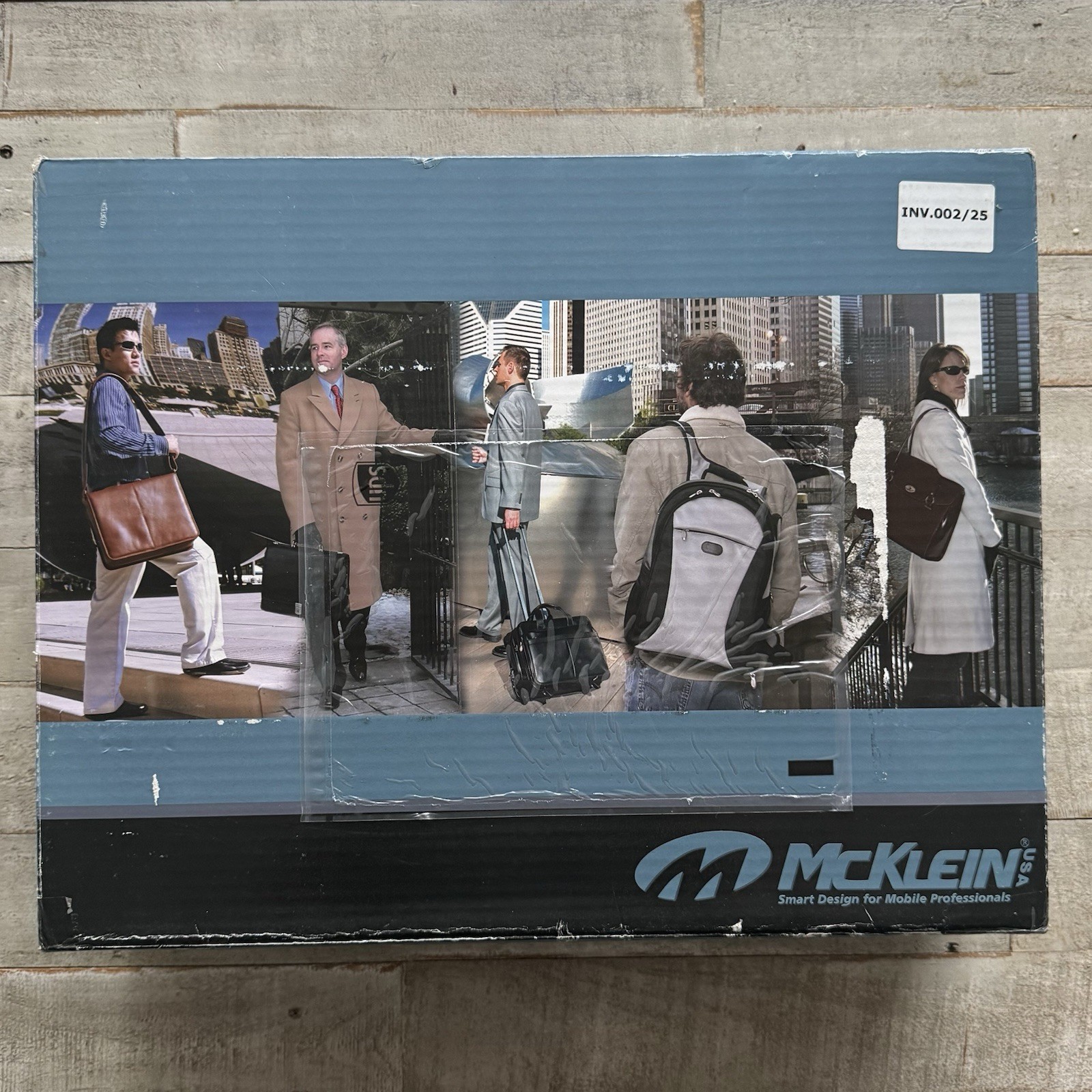 McKlein Logan 17” Brown Leather Urban Laptop Computer Tablet Backpack 19080 NEW