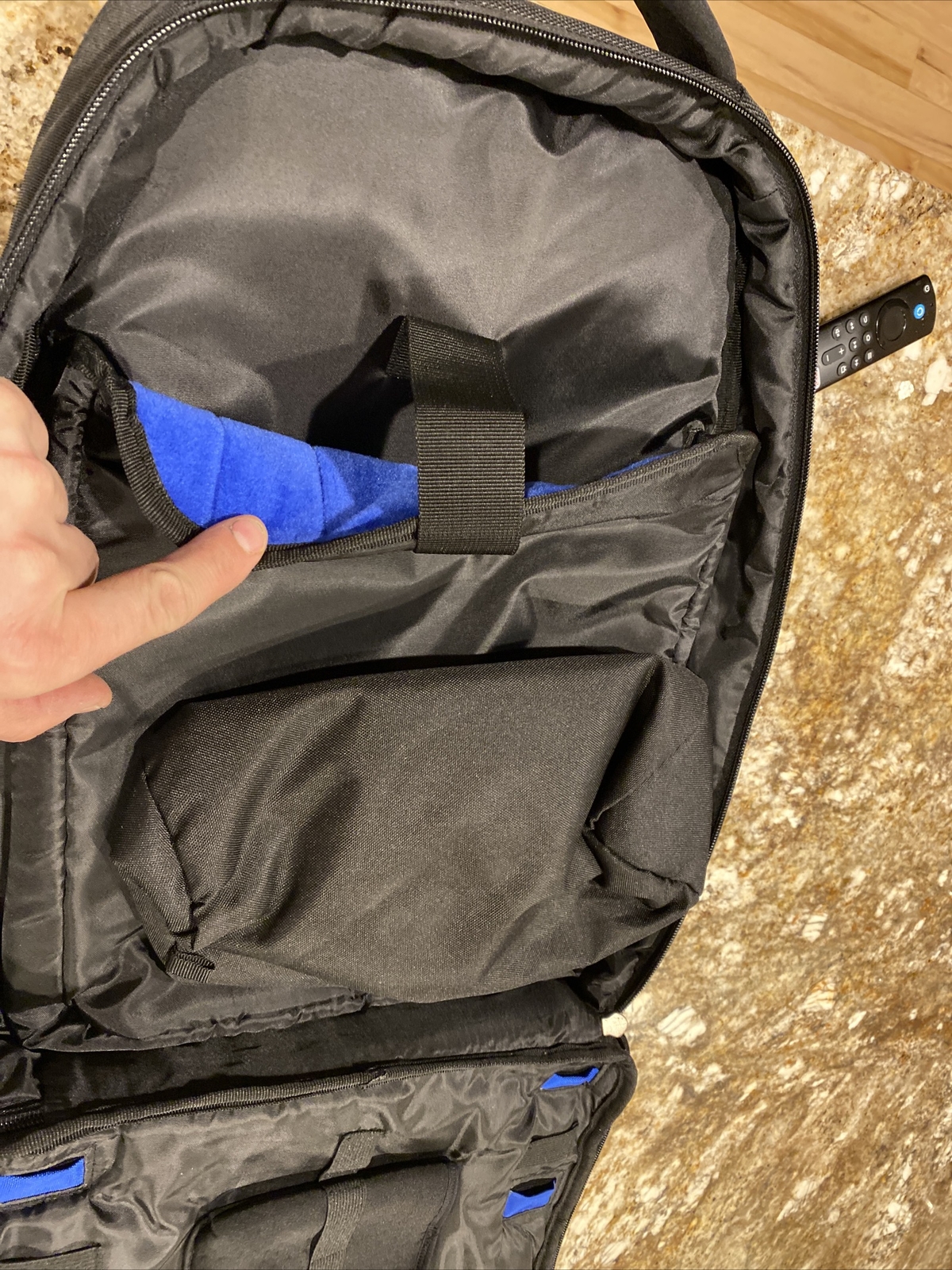 Large Computer Bag. Black And Blue In Color. See Picture For Brand. New.